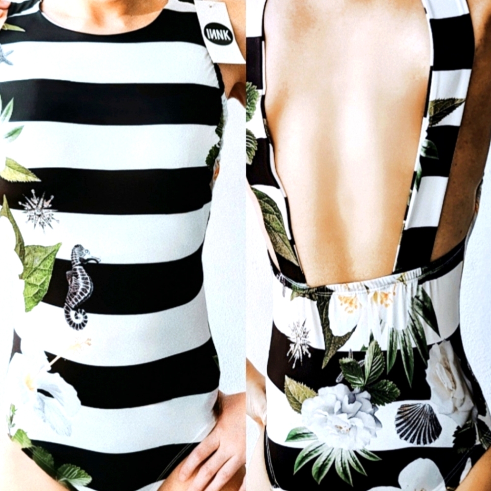 Brazilian Tropical Swimsuit, Imported, Size S, NWT